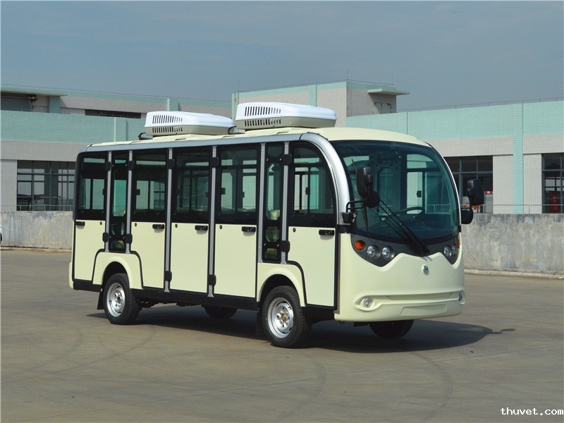 14座旅游观光车厂家-封闭款